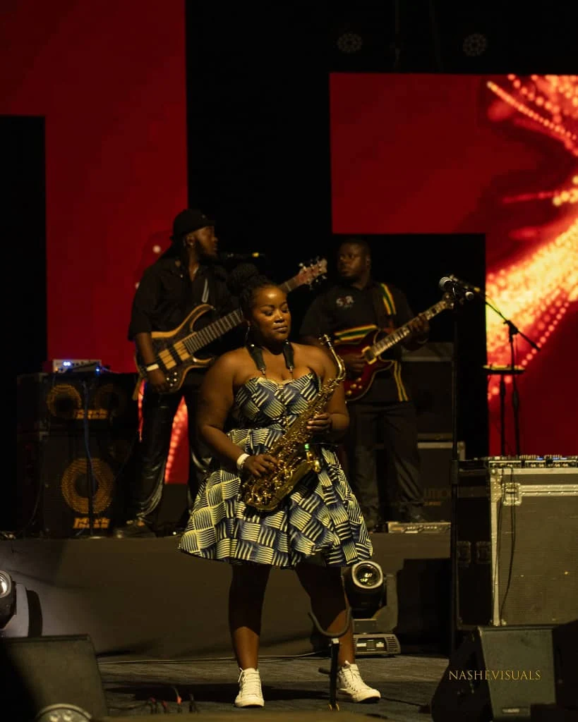 Tina Watyoka in performance